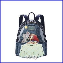 Japan Tokyo Disney Store Loungefly Lady & Tramp Backpack Tony's Restaurant