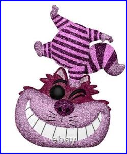 LE Loungefly Disney Cheshire Cat Mini Backpack With Cheshire Cat Funko Figure