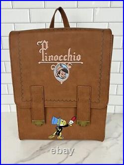 LOUNGEFLY Disney Pinocchio Satchel Backpack NWOT