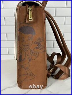 LOUNGEFLY Disney Pinocchio Satchel Backpack NWOT