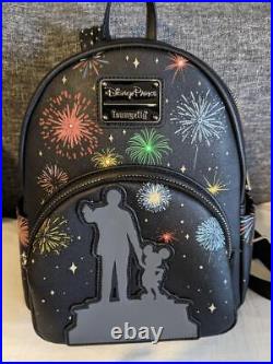 Led Light Walt & Mickey Backpack 100Th Lounge Fly Disney Iconic Characters