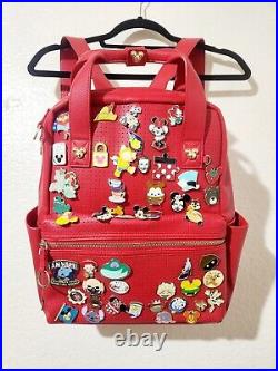 Limited Edition Disney Store Mickey Mouse Icon Flair Red Pin Backpack X Cond