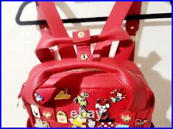 Limited Edition Disney Store Mickey Mouse Icon Flair Red Pin Backpack X Cond