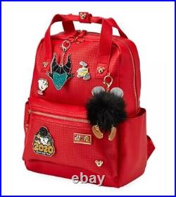 Limited Edition Disney Store Mickey Mouse Icon Flair Red Pin Backpack X Cond