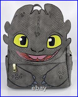 Loungefly Backpack How to Train Your Dragon Toothless NWT Rare Dreamworks