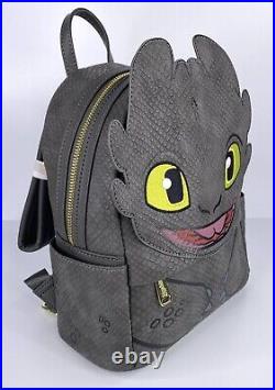 Loungefly Backpack How to Train Your Dragon Toothless NWT Rare Dreamworks