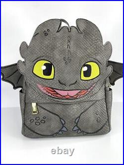 Loungefly Backpack How to Train Your Dragon Toothless NWT Rare Dreamworks