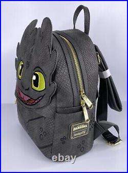 Loungefly Backpack How to Train Your Dragon Toothless NWT Rare Dreamworks