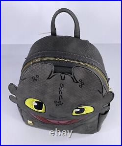 Loungefly Backpack How to Train Your Dragon Toothless NWT Rare Dreamworks