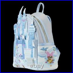 Loungefly Cinderella Exclusive Holiday Castle Light Up Mini Backpack/Wallet/Pin