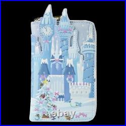 Loungefly Cinderella Exclusive Holiday Castle Light Up Mini Backpack/Wallet/Pin