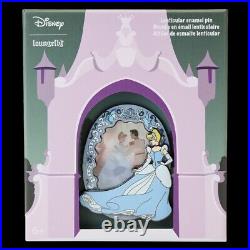 Loungefly Cinderella Exclusive Holiday Castle Light Up Mini Backpack/Wallet/Pin