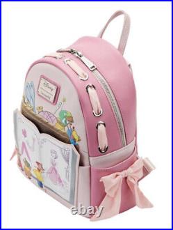 Loungefly Cinderella Mice Dressmakers Mini Backpack Wallet NWT Jaq Gus