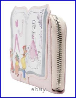 Loungefly Cinderella Mice Dressmakers Mini Backpack Wallet NWT Jaq Gus