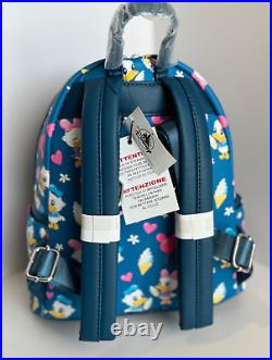 Loungefly DISNEY PARKS Donald Daisy Duck LOVE Backpack nuiMOs Aqua Ear Headband