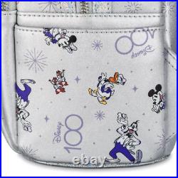 Loungefly Disney 100th Anniversary Mickey & Friends Mini Backpack New