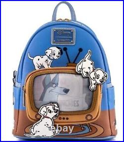 Loungefly Disney 101 Dalmatians Lenticular 60th Anniversary Mini Backpack RARE