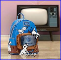 Loungefly Disney 101 Dalmatians Lenticular 60th Anniversary Mini Backpack RARE