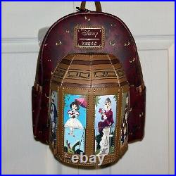 Loungefly Disney Haunted Mansion Stretching Portraits Glow in Dark Backpack