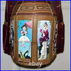 Loungefly Disney Haunted Mansion Stretching Portraits Glow in Dark Backpack