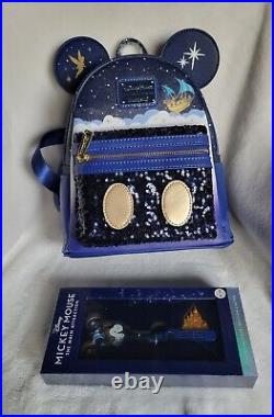 Loungefly Disney MMMA Peter Pan backpack and collector key