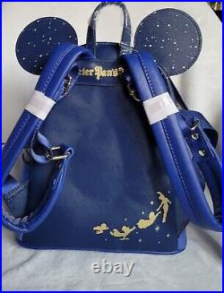 Loungefly Disney MMMA Peter Pan backpack and collector key