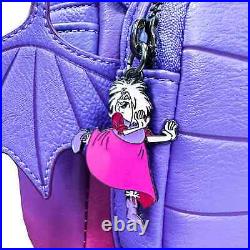 Loungefly Disney Madam Mim Dragon, Sword in the Stone Mini Backpack NWT