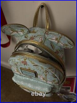 Loungefly Disney Mickey Main Attraction King Arthur Carousel Backpack W EARS