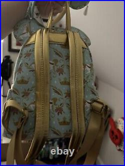 Loungefly Disney Mickey Main Attraction King Arthur Carousel Backpack W EARS