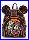 Loungefly Disney Mickey & Minnie Skeleton Glow-in-the-Dark Mini Backpack