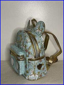 Loungefly Disney Mickey's Main Attraction King Arthur Carousel Backpack Preowned