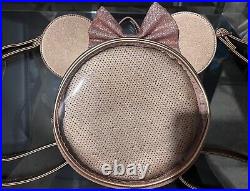 Loungefly Disney Minnie Mouse Ears Pin Collector Backpack BoxLunch Exclusive