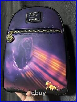 Loungefly Disney Moments Lion King Scene Mini Backpack RARE