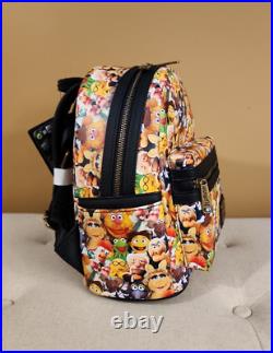 Loungefly Disney Muppets Cast Mini Backpack Character All Over Print NEW