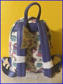 Loungefly Disney Parks Alice in Wonderland Tea Cups Mini Backpack