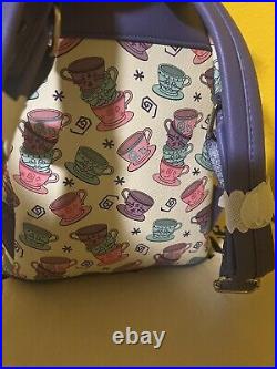 Loungefly Disney Parks Alice in Wonderland Tea Cups Mini Backpack