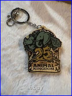 Loungefly Disney Parks Animal Kingdom 25th Anniversary Mini Backpack & Keychain