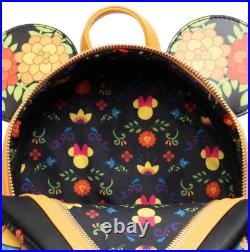 Loungefly Disney Parks Minnie Dia de los Muertos Sugar Skull Backpack COCO Ears