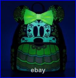 Loungefly Disney Parks Minnie Dia de los Muertos Sugar Skull Backpack COCO Ears