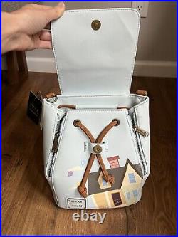 Loungefly Disney Pixar UP Balloon Flap Mini Backpack BoxLunch NWT See Pics