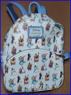 Loungefly Disney Princesses & Fathers Mini Backpack Very Gently Used