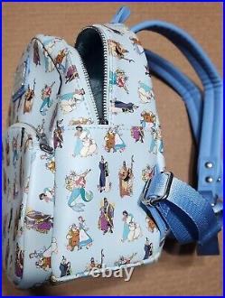 Loungefly Disney Princesses & Fathers Mini Backpack Very Gently Used