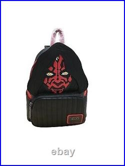 Loungefly Disney Star Wars Darth Maul Mini Backpack Exclusive New