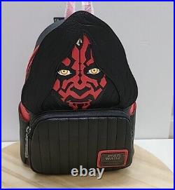 Loungefly Disney Star Wars Darth Maul Mini Backpack Exclusive New