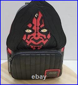 Loungefly Disney Star Wars Darth Maul Mini Backpack Exclusive New