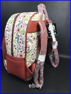 Loungefly Disney Star Wars Droids Floral Mini Backpack