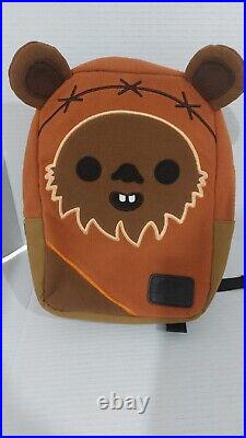 Loungefly Disney Star Wars Wicket Fleece Ewok Mini Backpack Rare Collectible