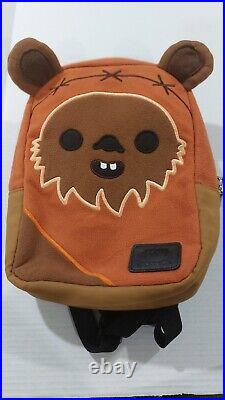 Loungefly Disney Star Wars Wicket Fleece Ewok Mini Backpack Rare Collectible