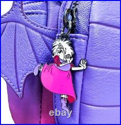 Loungefly Disney Sword In The Stone Madam Mim Dragon GITD Cosplay Mini Backpack