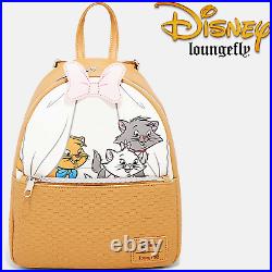 Loungefly Disney The Aristocats Kittens Basket Mini Backpack & Wallet NEW NWT